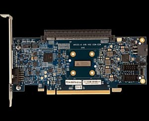 หน้าตาของ Retimer Card ยี่ห้อ asteralabs