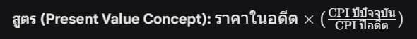 สูตรคำนวณ ความคุ้มค่า ซื้อบ้าน 2